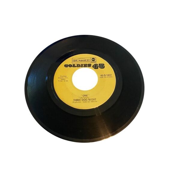 Three Dog Night Try A Little Tenderness 45 RPM Goldies 45 Dunhill D1437 Vintage - Picture 2 of 4